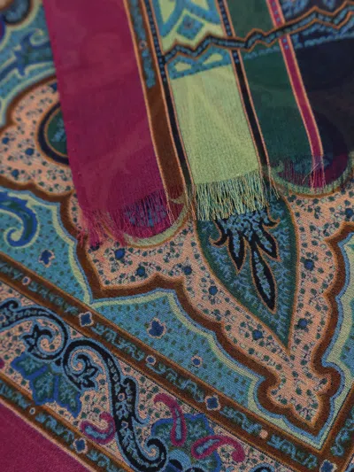Etro Paisley-patterned Silk Scarf