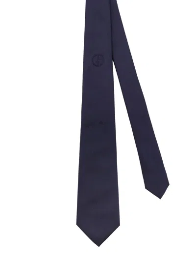 Giorgio Armani Monogram Silk Tie