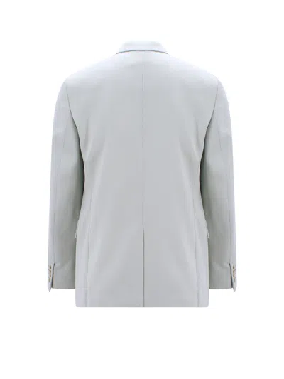 Lanvin Single-breasted Wool Blazer In White