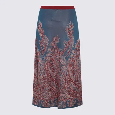 Etro Knee Length And Midi Skirts In Multi