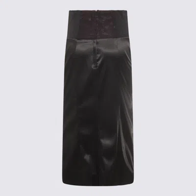 Dolce & Gabbana Skirts Blacks And Greys In Black