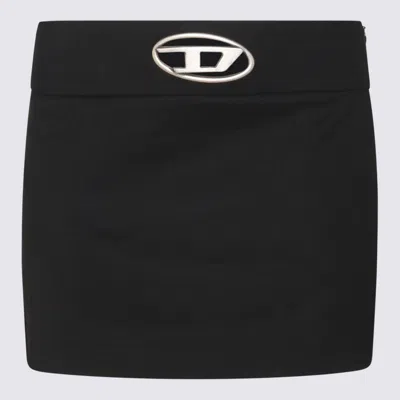 Diesel Skirts Blacks And Greys In Black