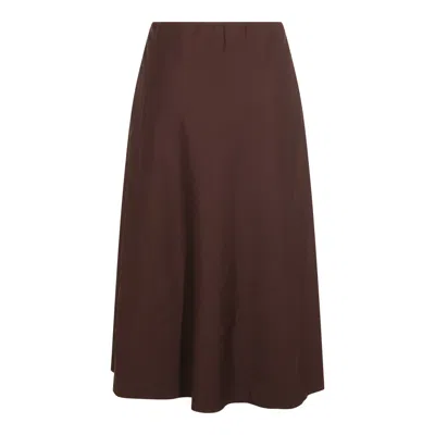 Brunello Cucinelli Skirts Blue And Green In Brown