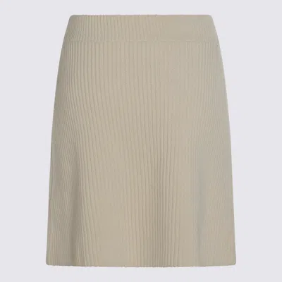 Jil Sander Skirts Eggshell In Gray