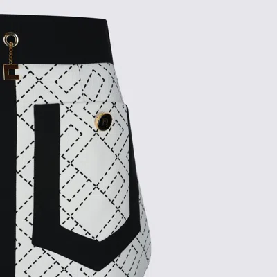 Elisabetta Franchi Geometric Patterned Midi Skirt