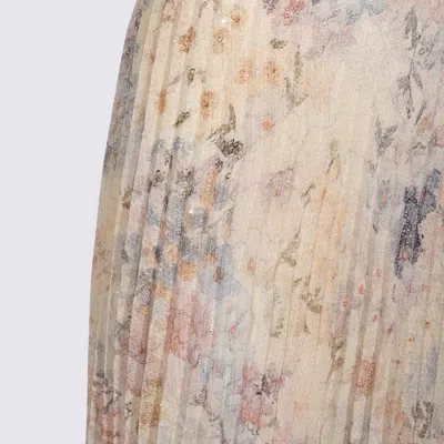 Golden Goose Multicolor Viscose Skirt In Multi
