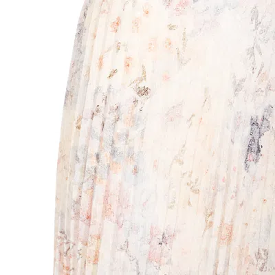 Golden Goose Skirts Pastel Flowers In Neutral