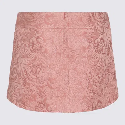 Dolce & Gabbana Pink Cotton Skirt In Pink