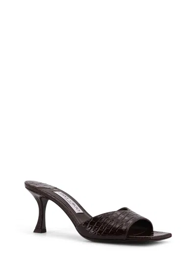 Jimmy Choo Women Skye Printed Leather Sandals