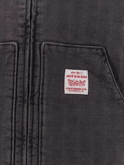 Levi's Sleeveless Denim Jacket In Blue