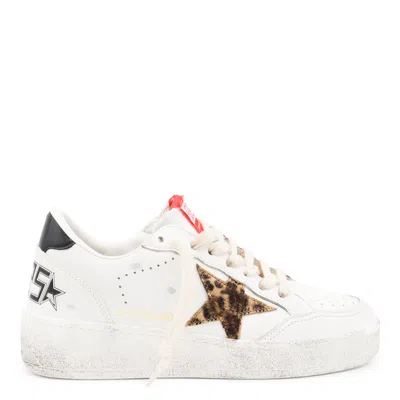 Golden Goose Leopard-print Leather Star Sneakers