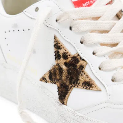 Golden Goose Leopard-print Leather Star Sneakers