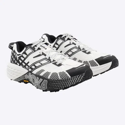 Hoka Breathable Mesh Sneakers With Cushioned Sole In Gray
