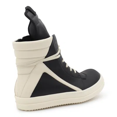 Rick Owens Geobasket Leather High-top Sneakers
