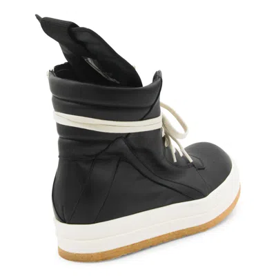 Rick Owens Geobasket Padded Leather High-top Sneakers