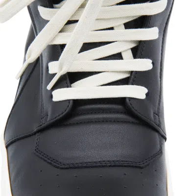 Rick Owens Geobasket Padded Leather High-top Sneakers