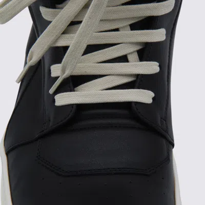 Rick Owens Creep Geobasket High-top Casual Shoes In Black
