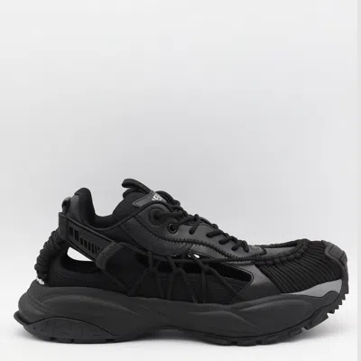 Versace Sneakers Blacks And Greys In Black