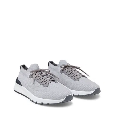 Brunello Cucinelli Sneakers Blacks And Greys In Gray