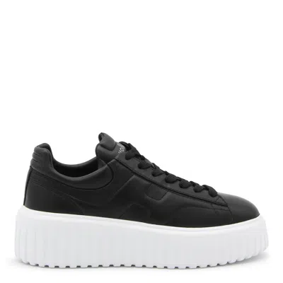 Hogan H-stripes Quilted Platform Lace-up Sneakers