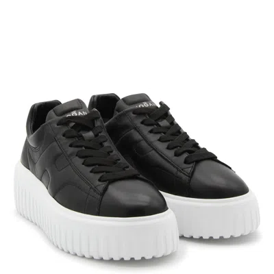 Hogan H-stripes Quilted Platform Lace-up Sneakers