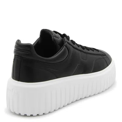 Hogan H-stripes Quilted Platform Lace-up Sneakers