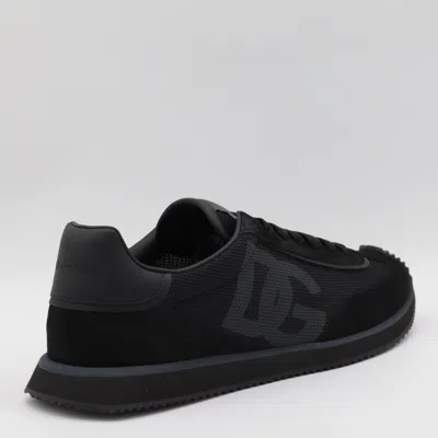 Dolce & Gabbana Dg Cushion Leather Blend Sneaker