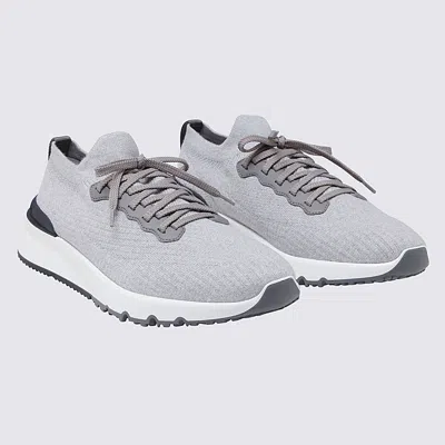 Brunello Cucinelli Sneakers Blacks And Greys In Gray