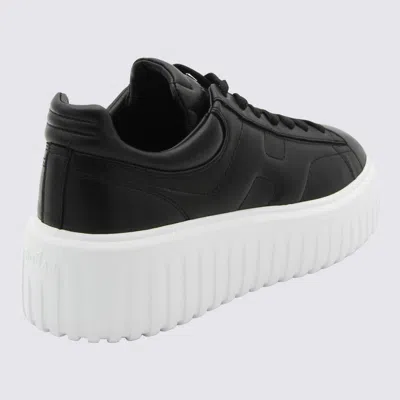 Hogan H-stripes Quilted Platform Lace-up Sneakers