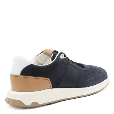 Tod's Sneakers Blue And Green In Black