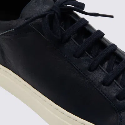 Common Projects Mens Black White Achilles Low Number-print Suede Low-top Trainers
