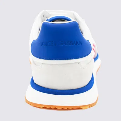 Dolce & Gabbana Logo Lace-up Sneakers In Blue