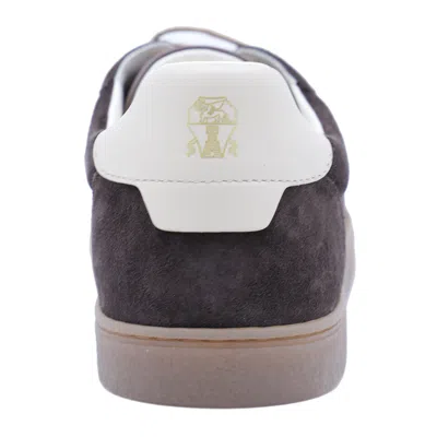 Brunello Cucinelli Suede Sneakers In Gray