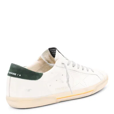 Golden Goose Super Star Leather Upper Toe And Tongue Suede Heel Sneakers Grey In Neutral