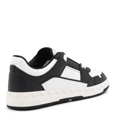 Valentino Dotsliberty Sneakers Leather Perforated Toe