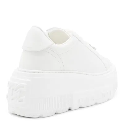 Casadei Low Top Sneakers Platform Sole In White