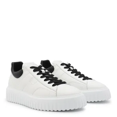 Hogan H-stripes Low-top Sneakers In White