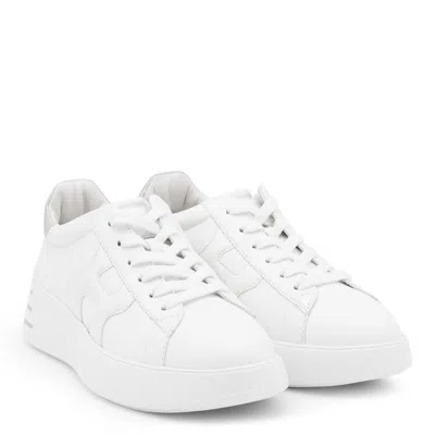Hogan White Sneakers With Chunky Platform Sole