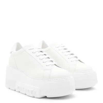 Casadei Nexus Net Salento Leather Low Top Sneakers
