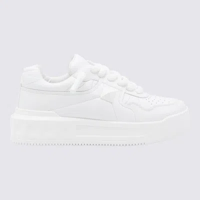 Valentino Garavani White Nappa Leather One Stud Xl Sneakers
