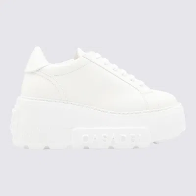 Casadei Nexus Net Salento Leather Low Top Sneakers