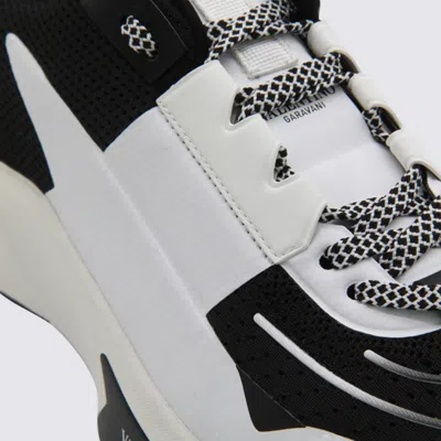 Valentino Garavani True Act Low Top Trainer In Mesh And Rubberised Fabric In Animal Print