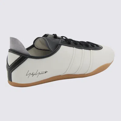 Y-3 Low-profile Leather Sneakers With Iconic 3-stripes