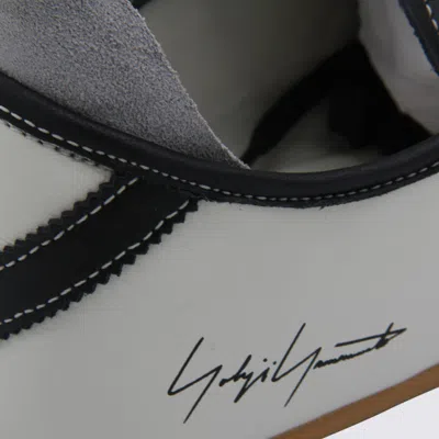 Y-3 Low-profile Leather Sneakers With Iconic 3-stripes