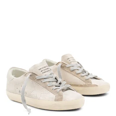 Golden Goose Sneaker Super Star Platinum/beige In Neutral