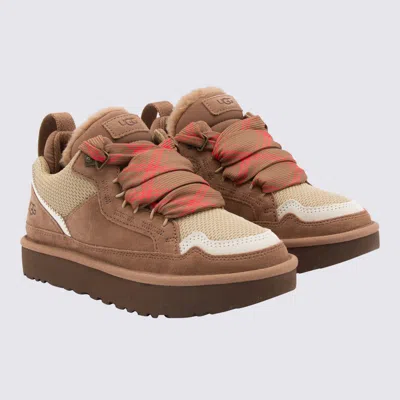 Ugg Ribbon-lace Leather Sneakers