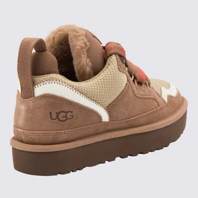 Ugg Ribbon-lace Leather Sneakers