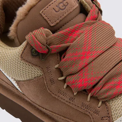 Ugg Ribbon-lace Leather Sneakers