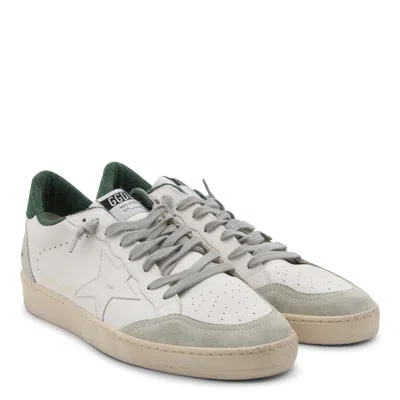 Golden Goose Off-white Calf Leather Sneakers With Signature Star Patch