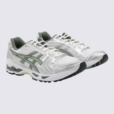 Asics Contrasting Striped Sneakers With Cushioned Sole